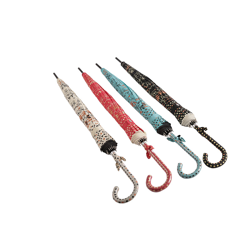 پونجی دوطرفه گربه و پولکا دات با چتر صاف روکش دار-0E6B0118