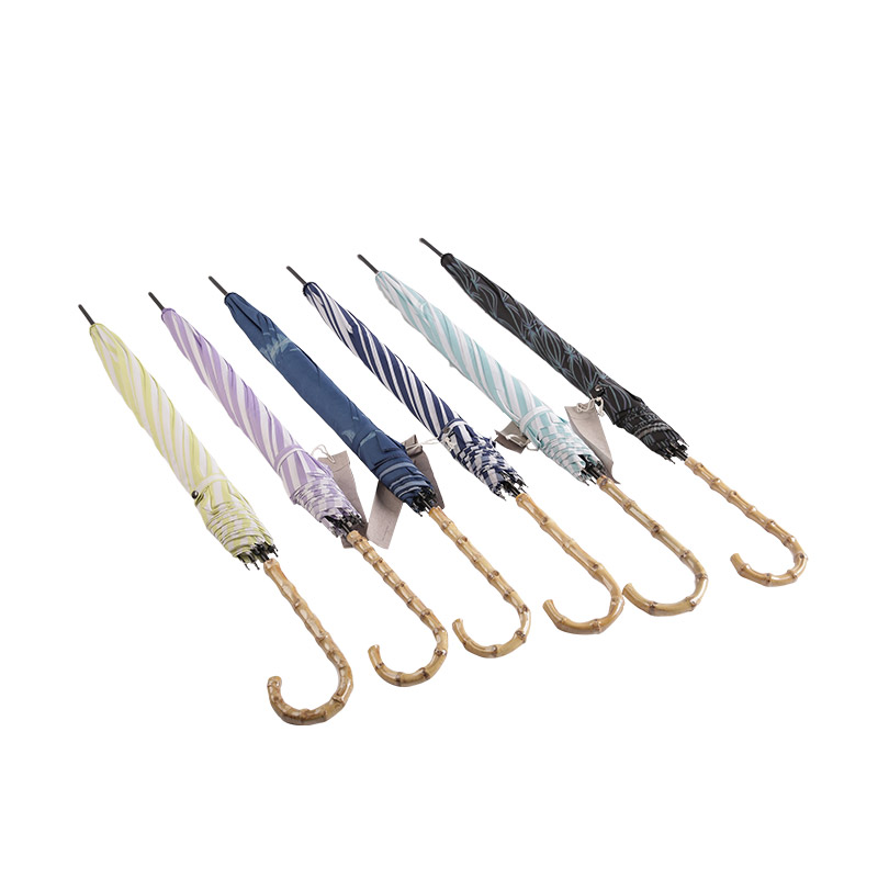 پونج راه راه آبی جوانان با چتر مستقیم با پوشش UV-0E6B0129