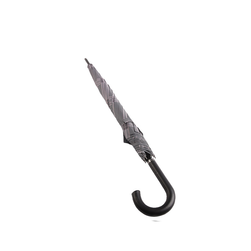 چتر صاف پونجی شطرنجی خاکستری تیره-0E6B0351